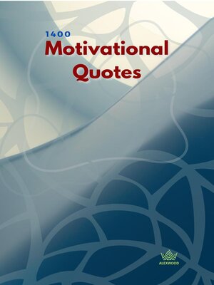 cover image of 1400 Motivational Quotes
